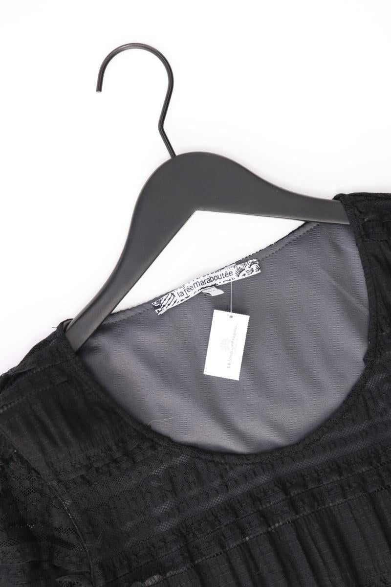 La fée maraboutée Abendkleid Gr. 42 3/4 Ärmel schwarz aus Polyamid