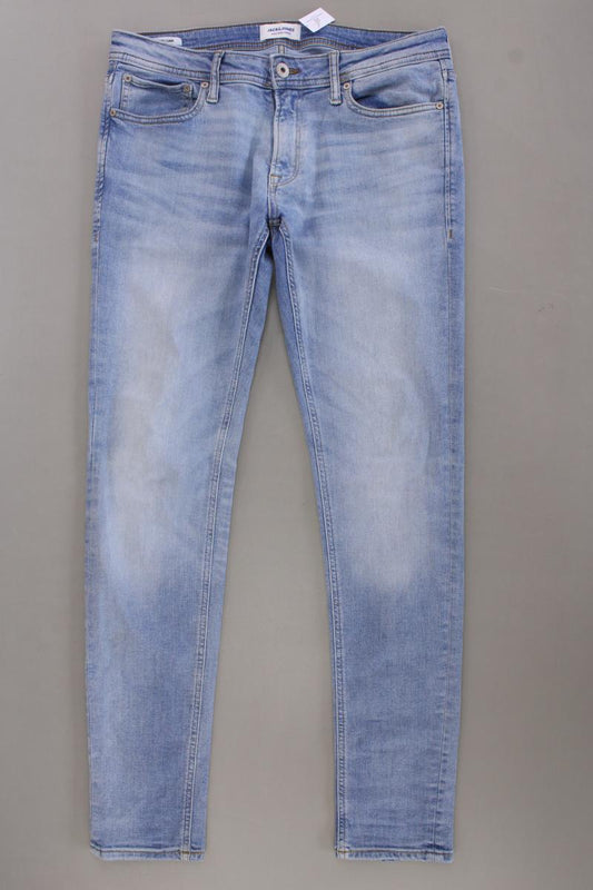 Jack & Jones Skinny Jeans für Herren Gr. W33/L34 Modell Liam blau aus Baumwolle