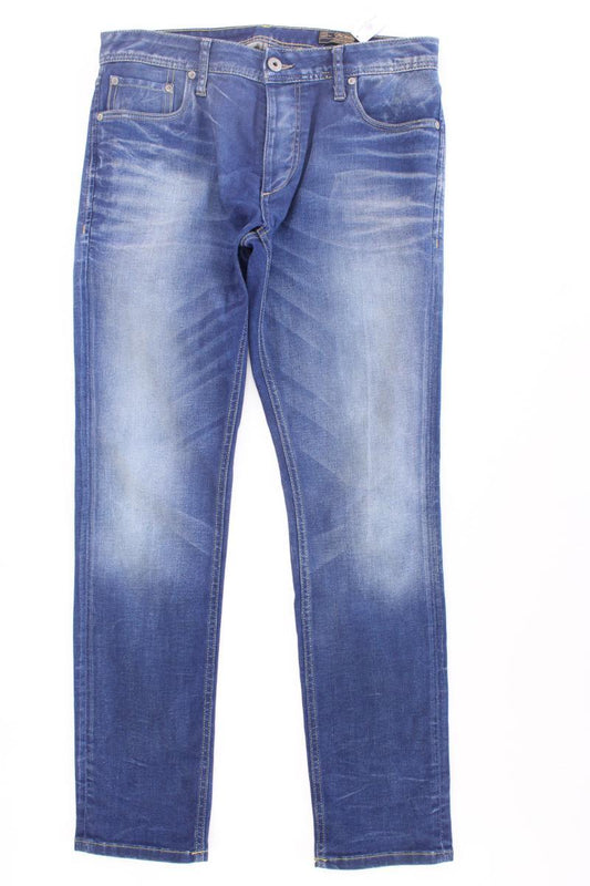 Jack & Jones Straight Jeans für Herren Gr. W31/L32 Modell Tim blau aus Baumwolle