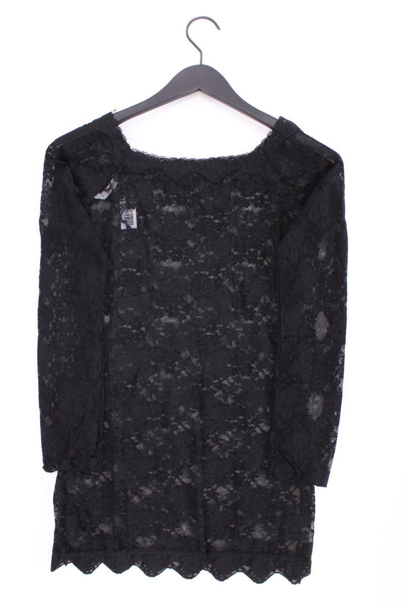 Hunkemöller Spitzenkleid Gr. M Langarm mit Carmen-Ausschnitt schwarz