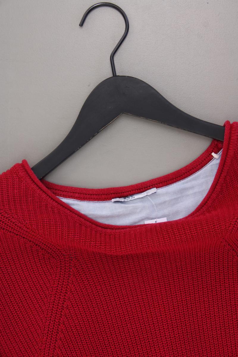 edc by Esprit Feinstrickpullover Gr. XS rot aus Baumwolle
