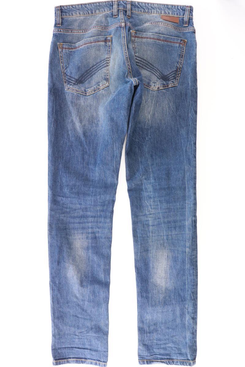 Tom Tailor Straight Jeans für Herren Gr. W33/L36 blau aus Baumwolle