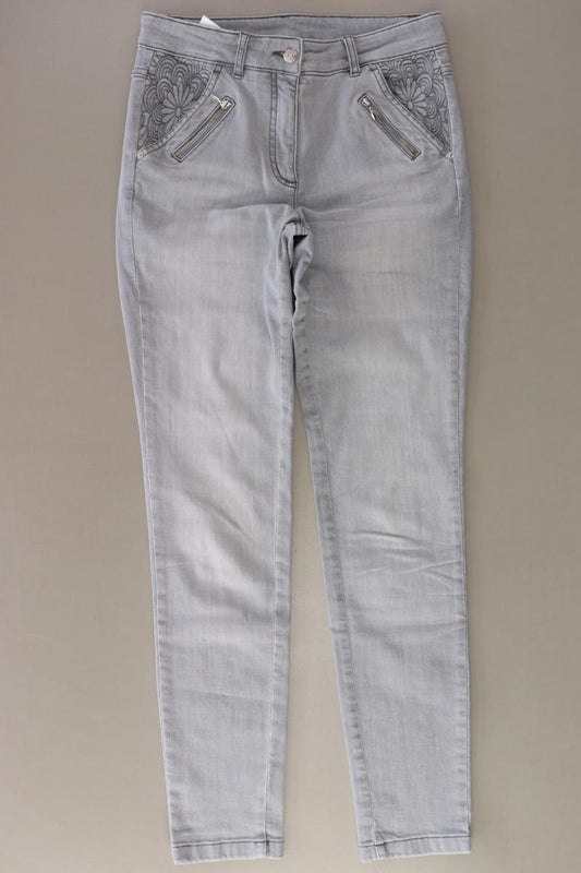 Madeleine Straight Jeans Gr. 36 grau aus Baumwolle