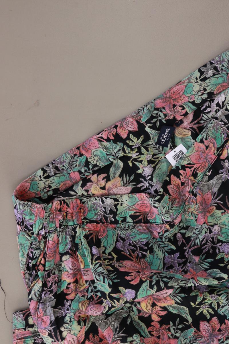 s.Oliver Stoffhose Gr. S mit Blumenmuster mehrfarbig