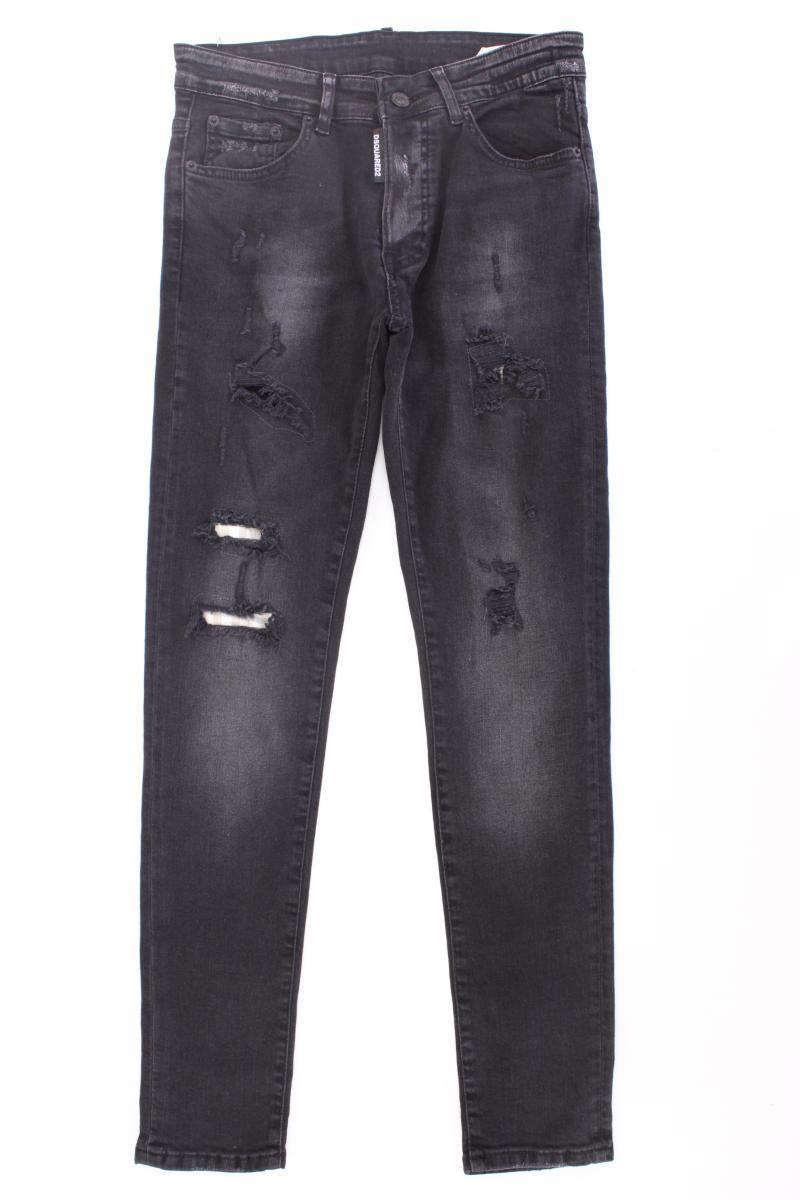 Dsquared2 Skinny Jeans für Herren Gr. 42 grau aus Baumwolle