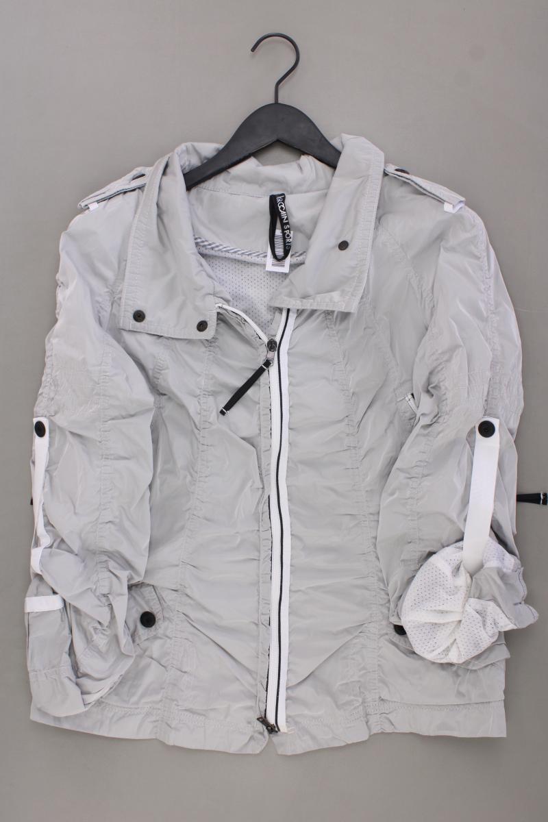 Marc Cain Sports Übergangsjacke Gr. 42 neuwertig grau aus Polyamid