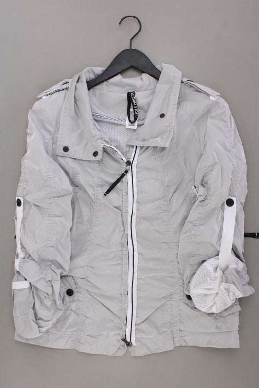 Marc Cain Sports Übergangsjacke Gr. 42 neuwertig grau aus Polyamid