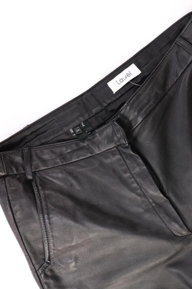 Laurèl Lederhose Gr. 38 Vintage schwarz