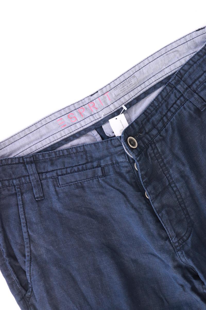 Esprit Stoffhose für Herren Gr. W32/L32 blau aus Baumwolle
