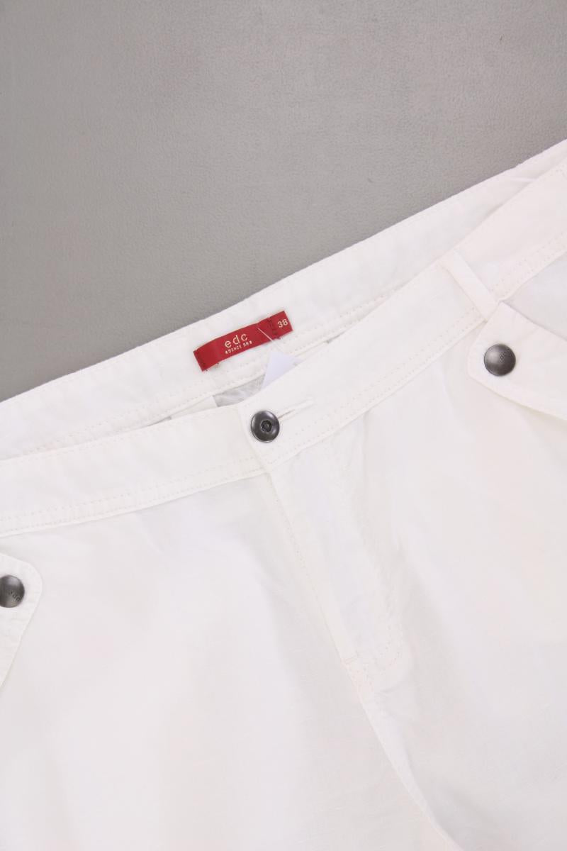edc by Esprit 3/4 Hose Gr. 38 weiß aus Baumwolle