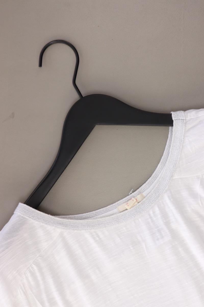 Esprit T-Shirt Gr. L Kurzarm weiß aus Baumwolle