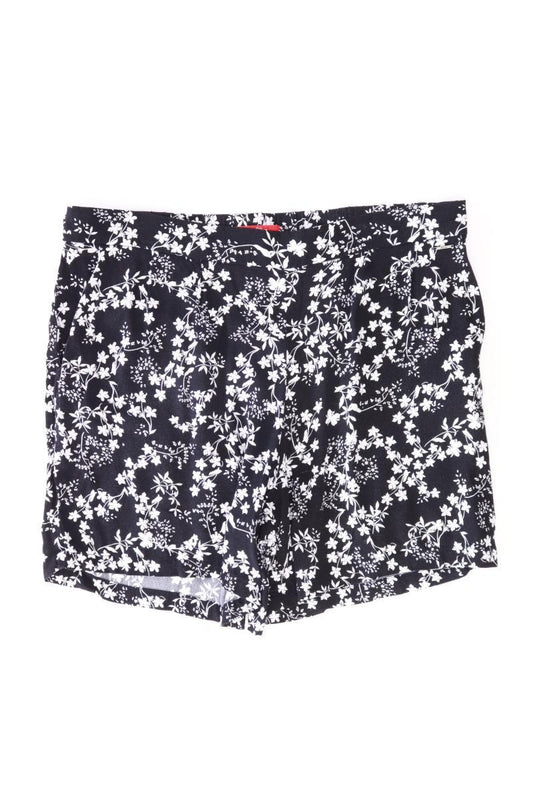 s.Oliver Shorts Gr. 40 mit Blumenmuster schwarz