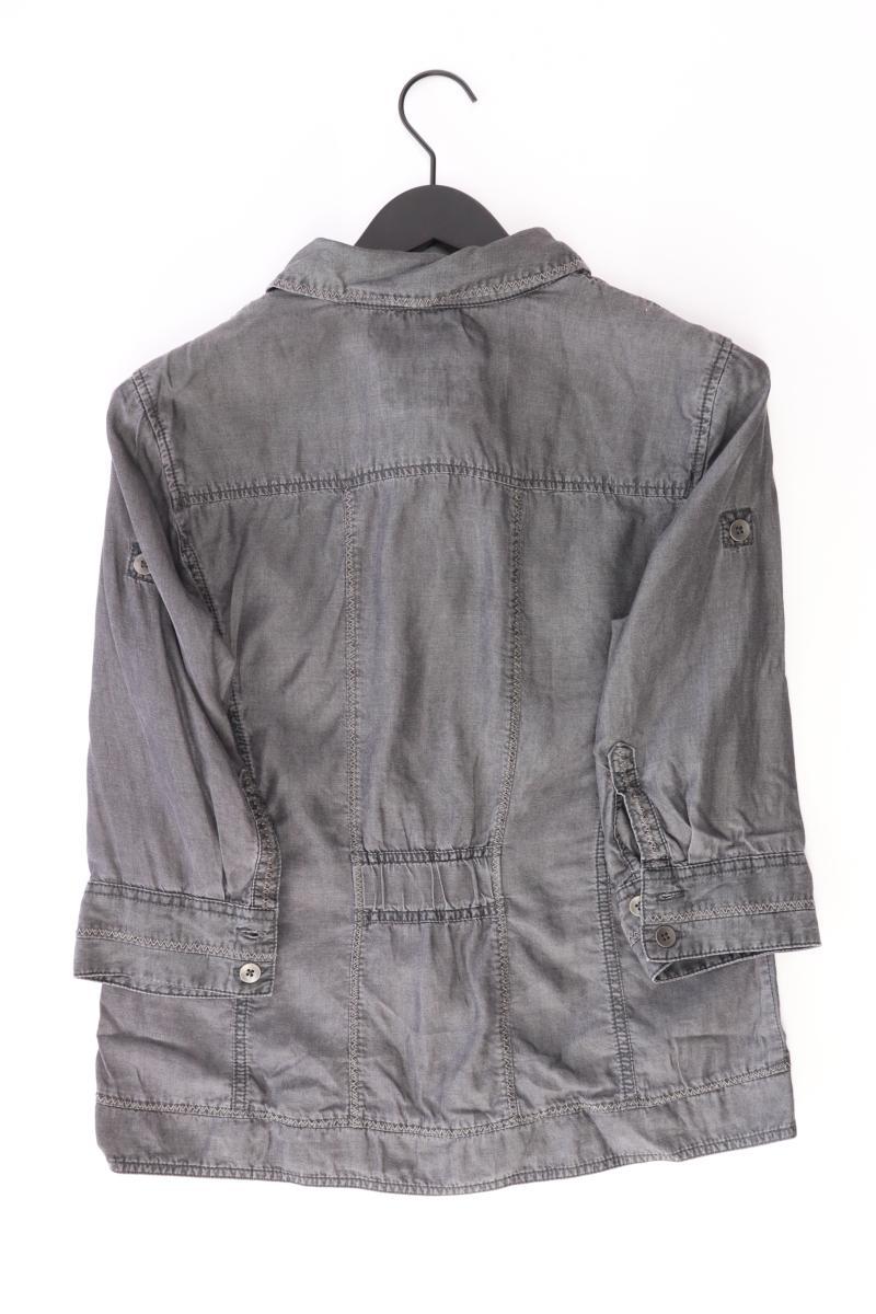 Bonita Regular Bluse Gr. 38 3/4 Ärmel grau aus Lyocell