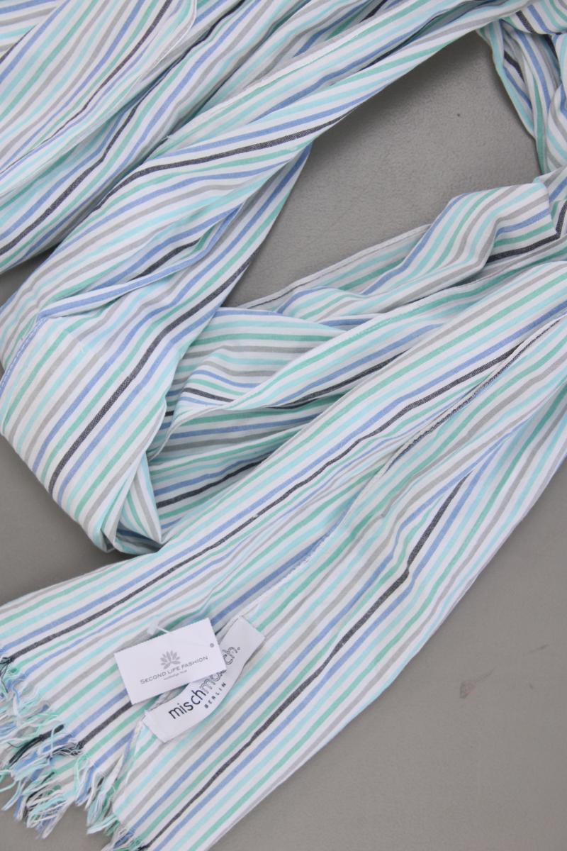 mischmasch Tuch gestreift blau