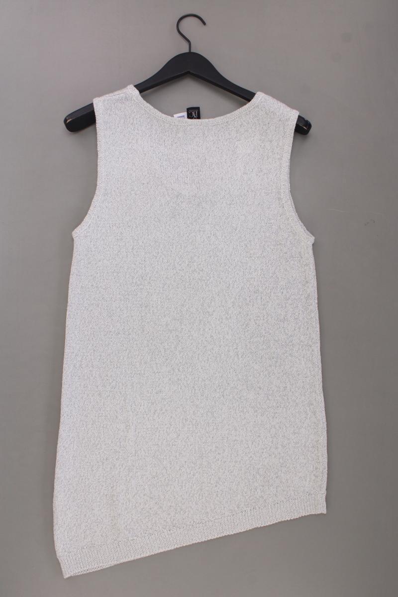 Best Connections Strickkleid Gr. 40 Ärmellos mit Glitzer silber aus Polyacryl