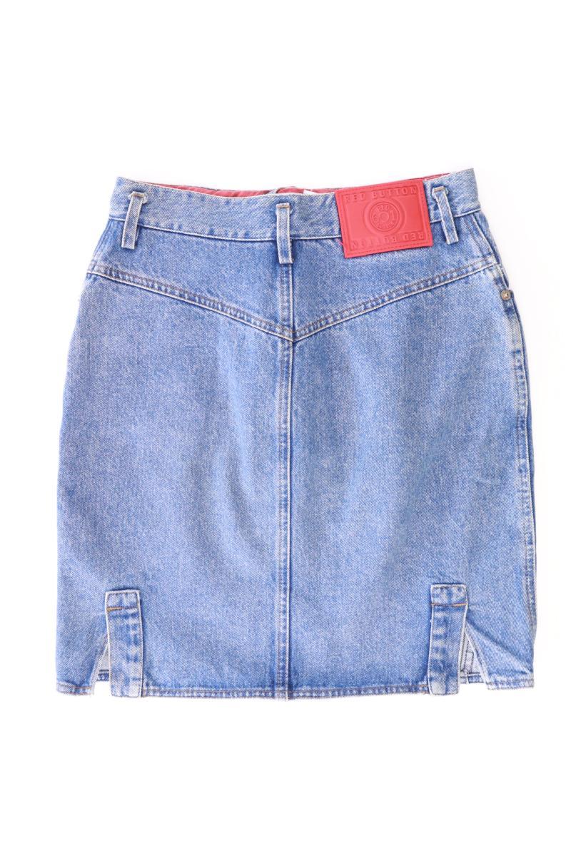Red Button Jeansrock Gr. XS blau aus Baumwolle