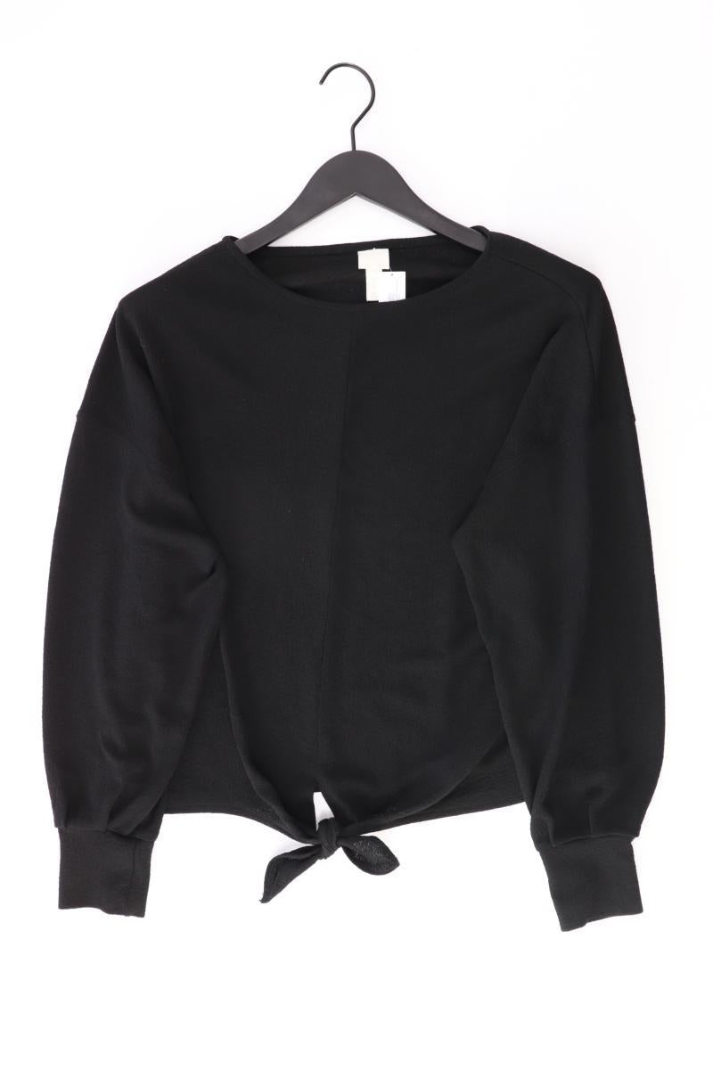 H&M Langarmshirt Gr. S schwarz aus Polyester