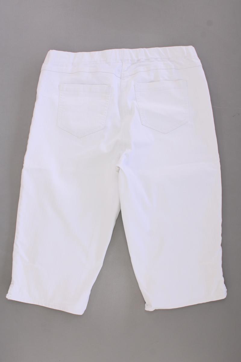 Gina Laura 3/4 Hose Gr. 44 weiß aus Baumwolle