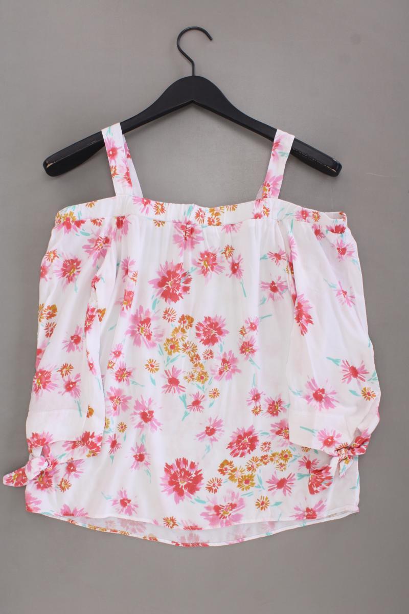 edc by Esprit Classic Bluse Gr. S mit Blumenmuster 3/4 Ärmel rosa