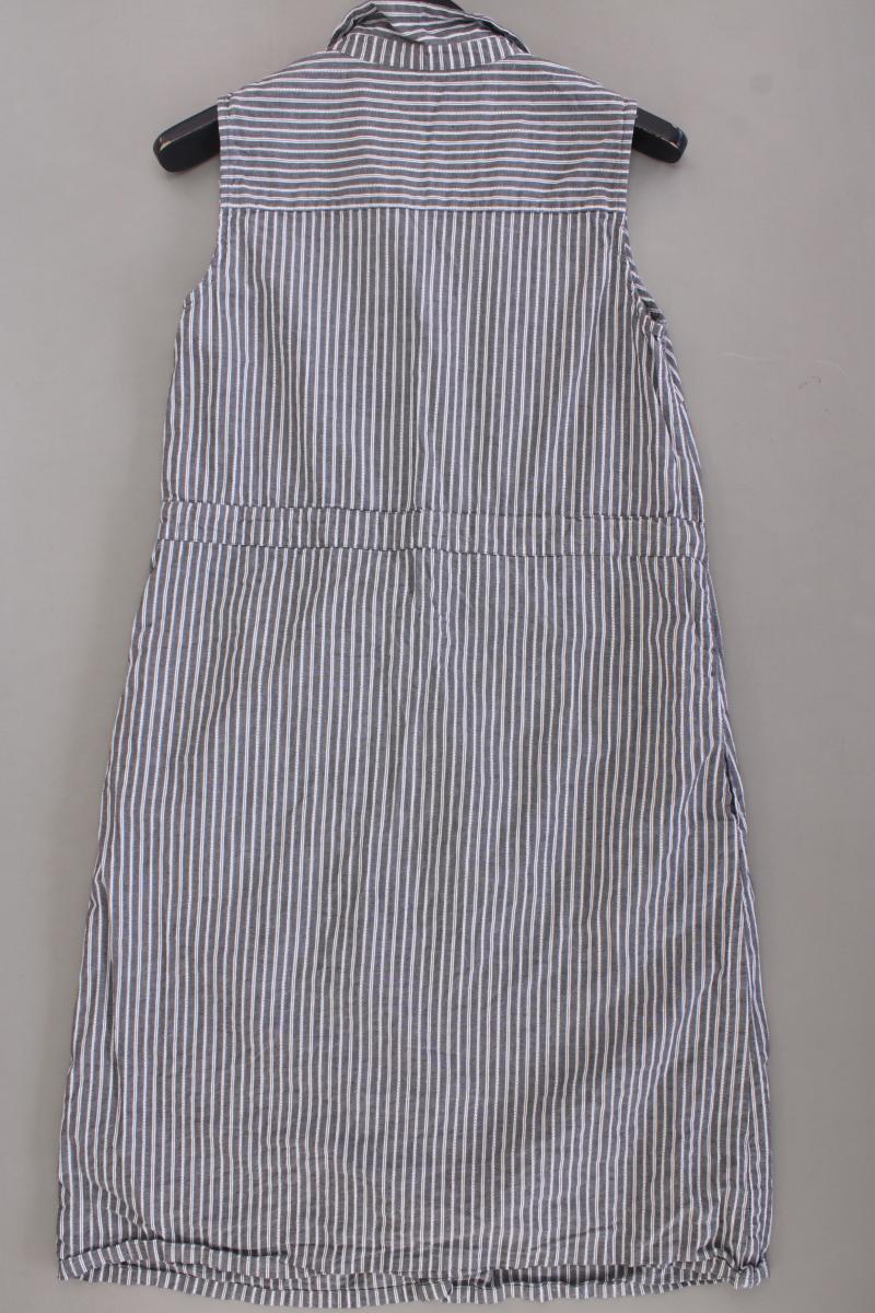 Tom Tailor Polokleid Gr. 40 gestreift Ärmellos grau