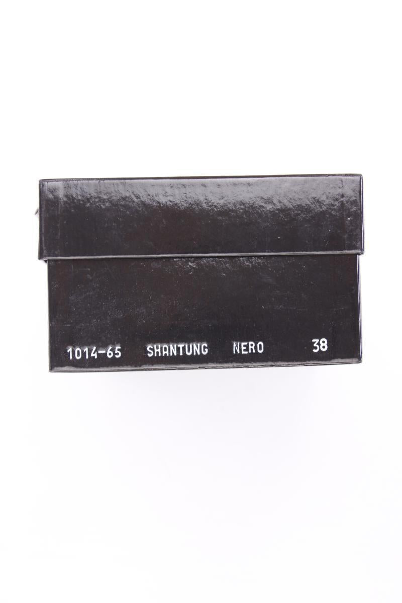 Dolce & Gabbana Shantung Sandaletten Gr. 38 schwarz