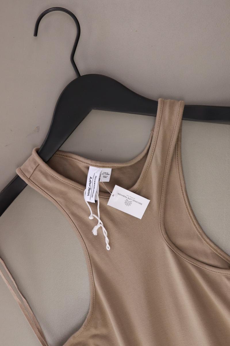 & other stories Maxikleid mit Cut Outs Gr. 42 Träger braun aus Viskose