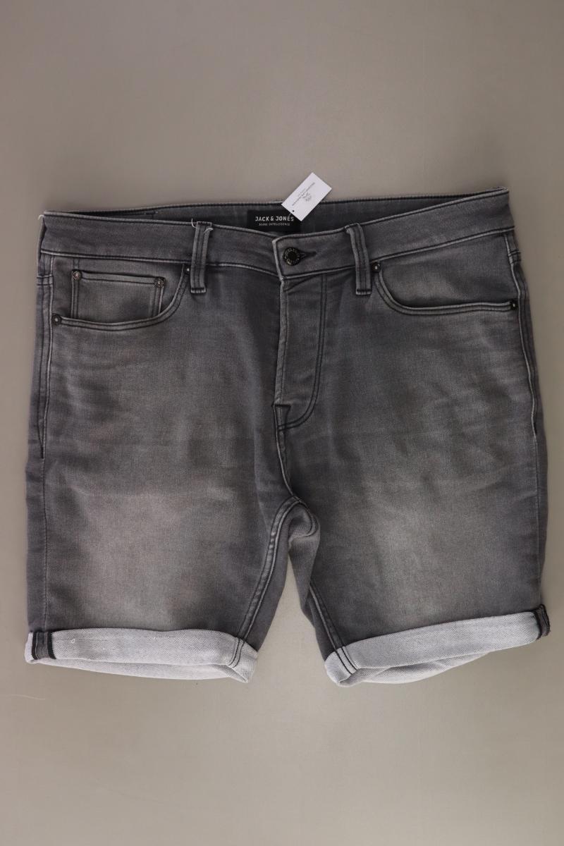 Jack & Jones Jeansshorts für Herren Gr. L grau aus Baumwolle