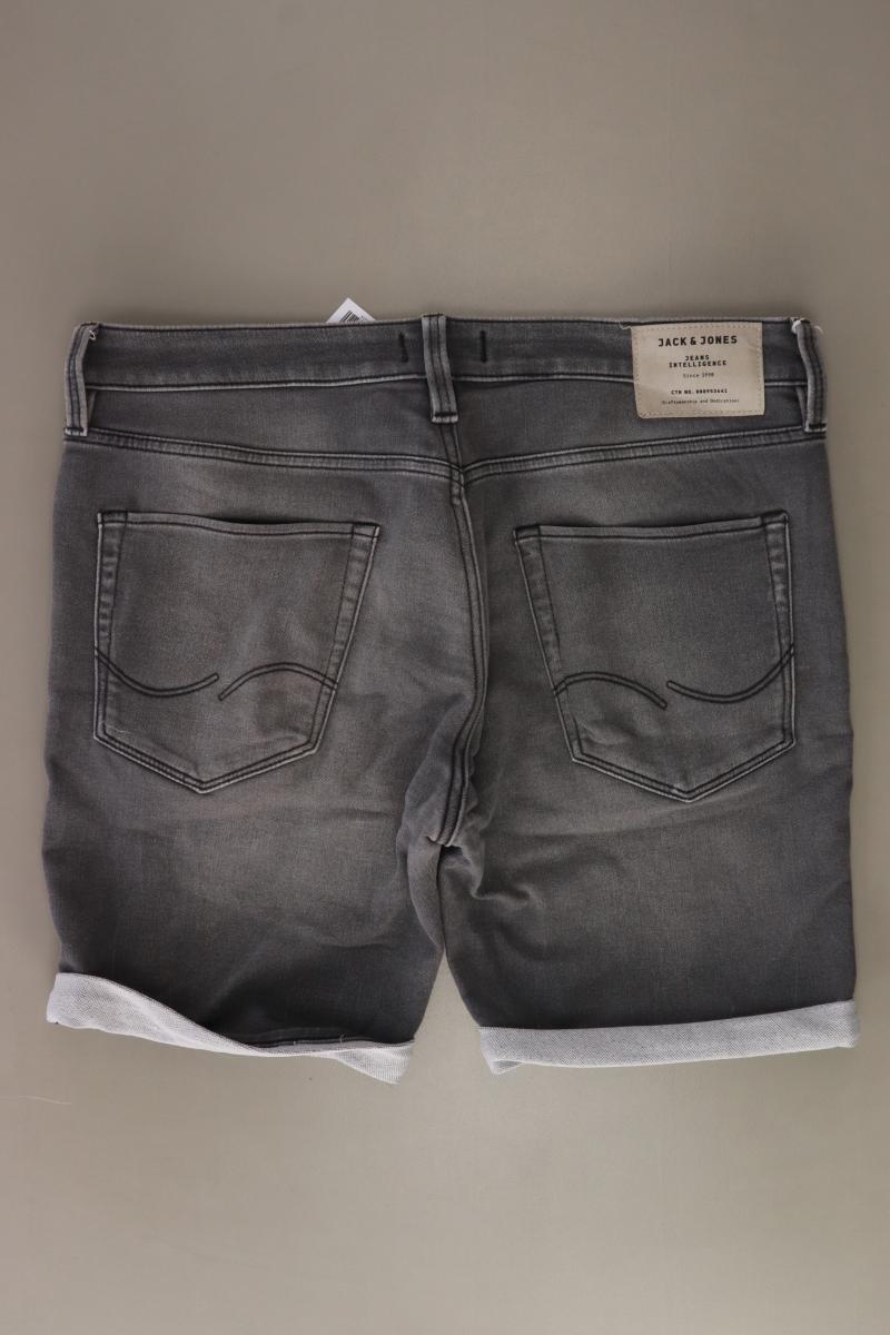 Jack & Jones Jeansshorts für Herren Gr. L grau aus Baumwolle