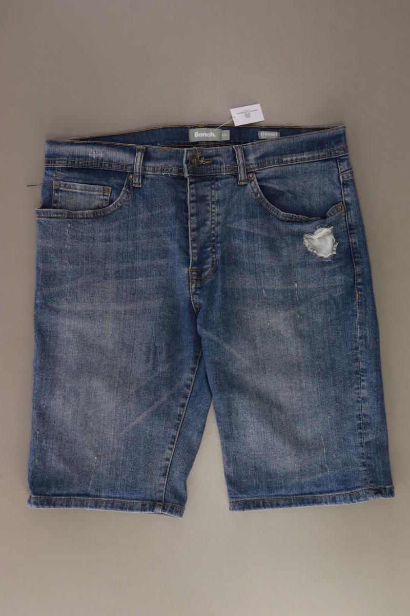 Bench Jeansshorts für Herren Gr. W31 blau aus Baumwolle