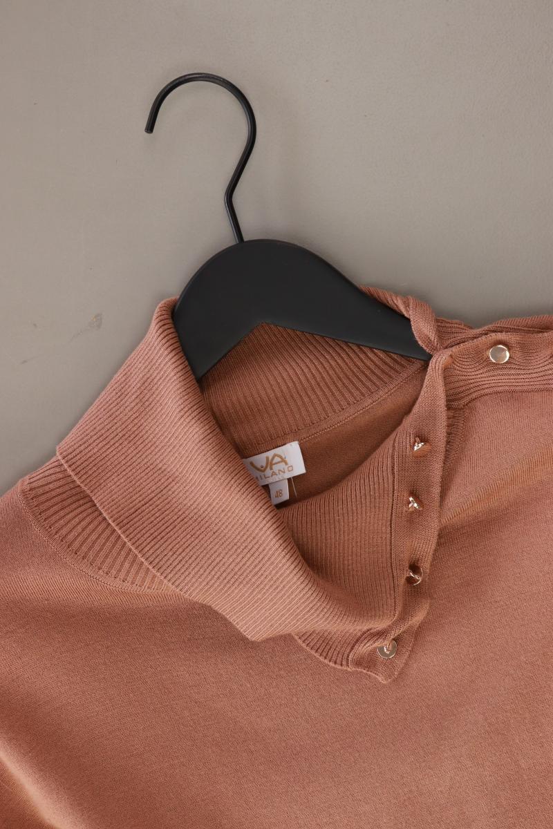 VA Milano Feinstrickpullover Gr. 48 braun aus Viskose