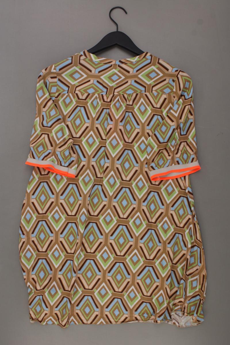 Made in Italy Bluse Gr. OneSize geometrisches Muster 3/4 Ärmel mehrfarbig