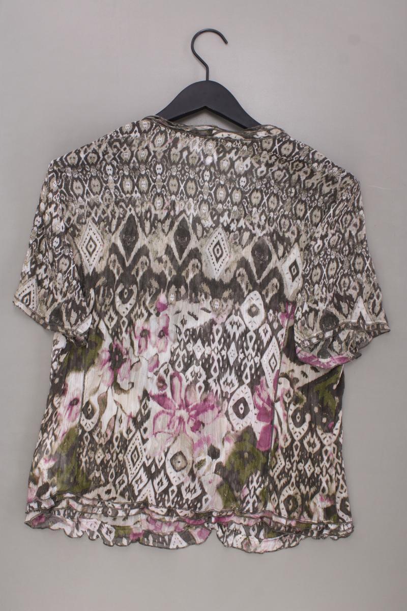 Gerry Weber Kurzarmbluse Gr. 42 mehrfarbig aus Polyester