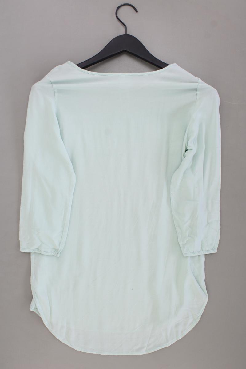 Vero Moda Classic Bluse Gr. XS 3/4 Ärmel blau aus Viskose