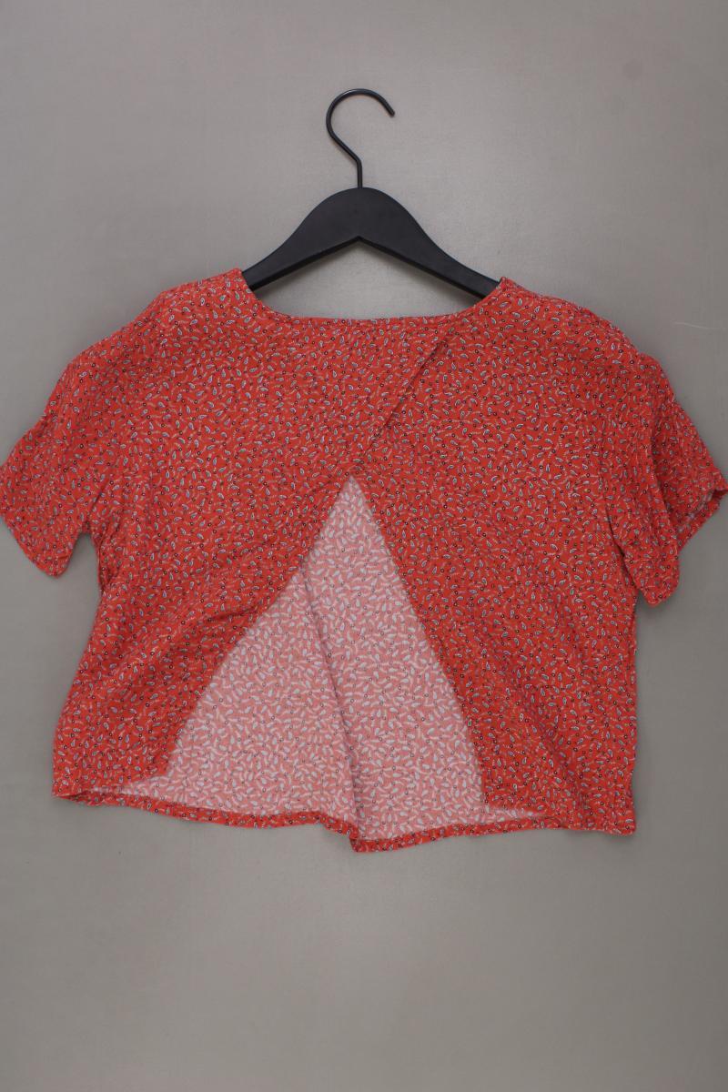 Mango Crop Bluse Gr. M Kurzarm orange