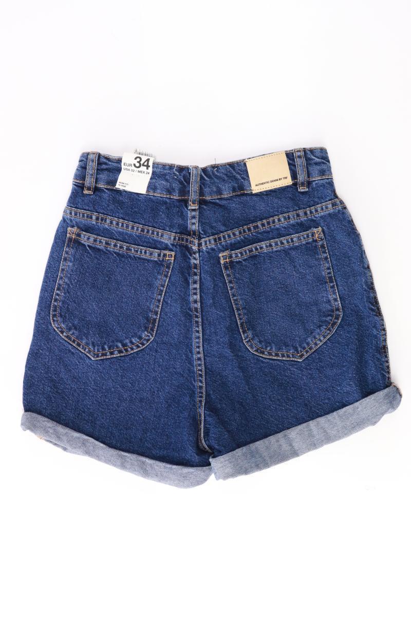 Zara Jeansshorts Gr. 34 neu mit Etikett Neupreis: 19,95€! blau aus Baumwolle