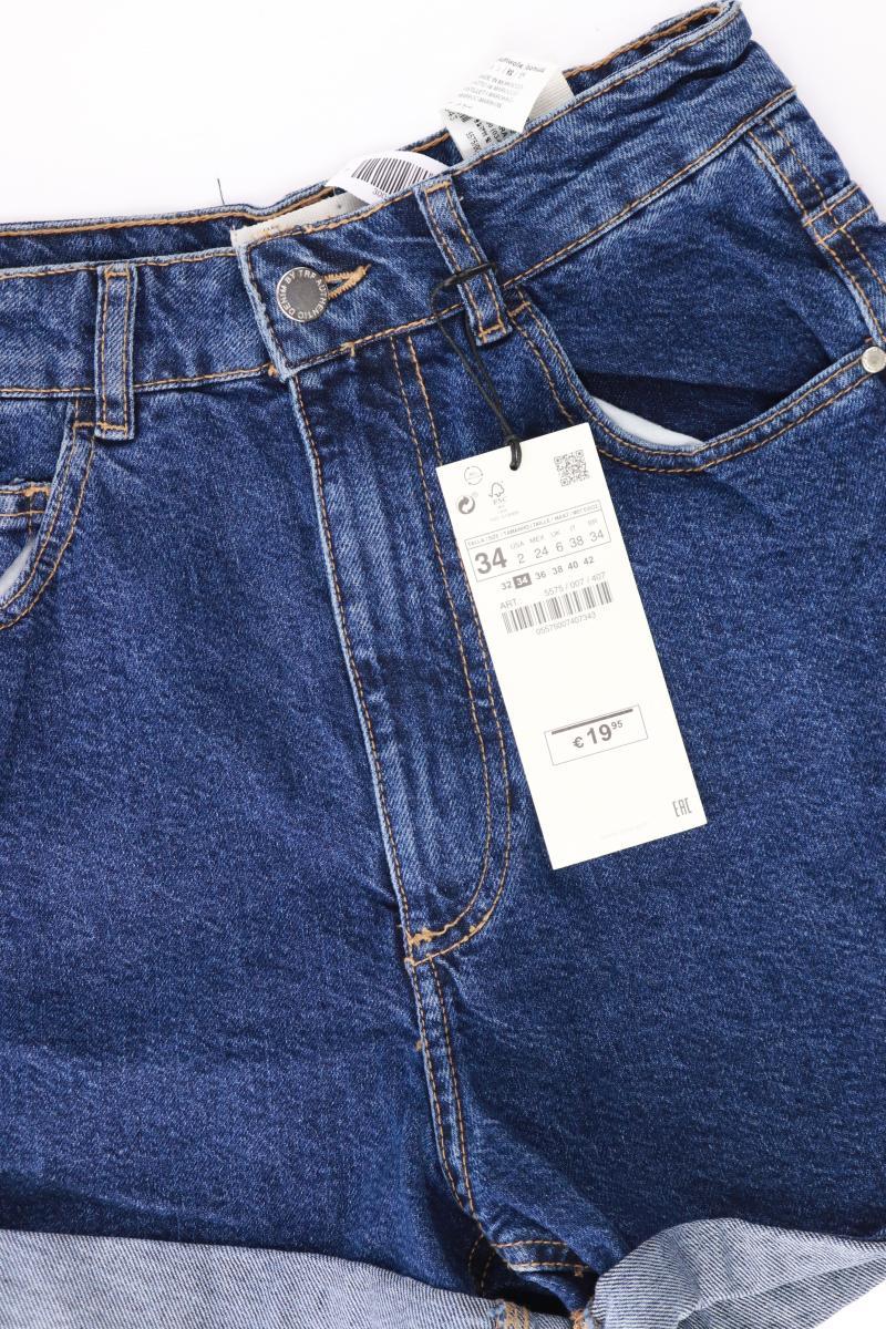 Zara Jeansshorts Gr. 34 neu mit Etikett Neupreis: 19,95€! blau aus Baumwolle
