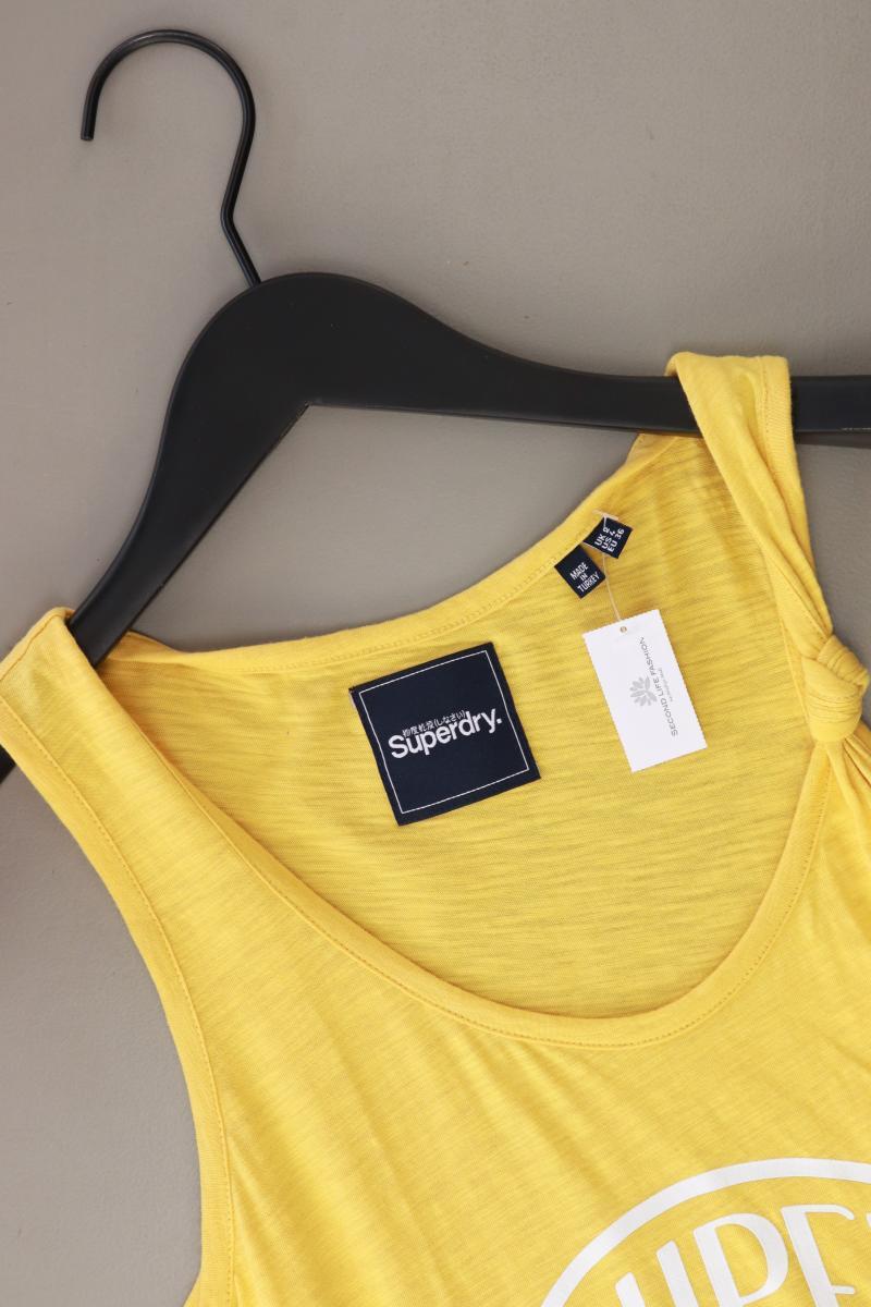 Superdry Trägertop Gr. 36 gelb aus Baumwolle