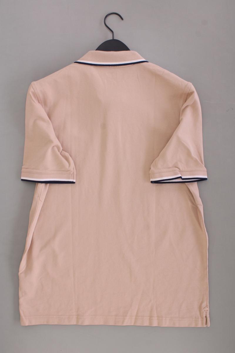 Lands' End Poloshirt für Herren Gr. M neuwertig Kurzarm creme aus Baumwolle