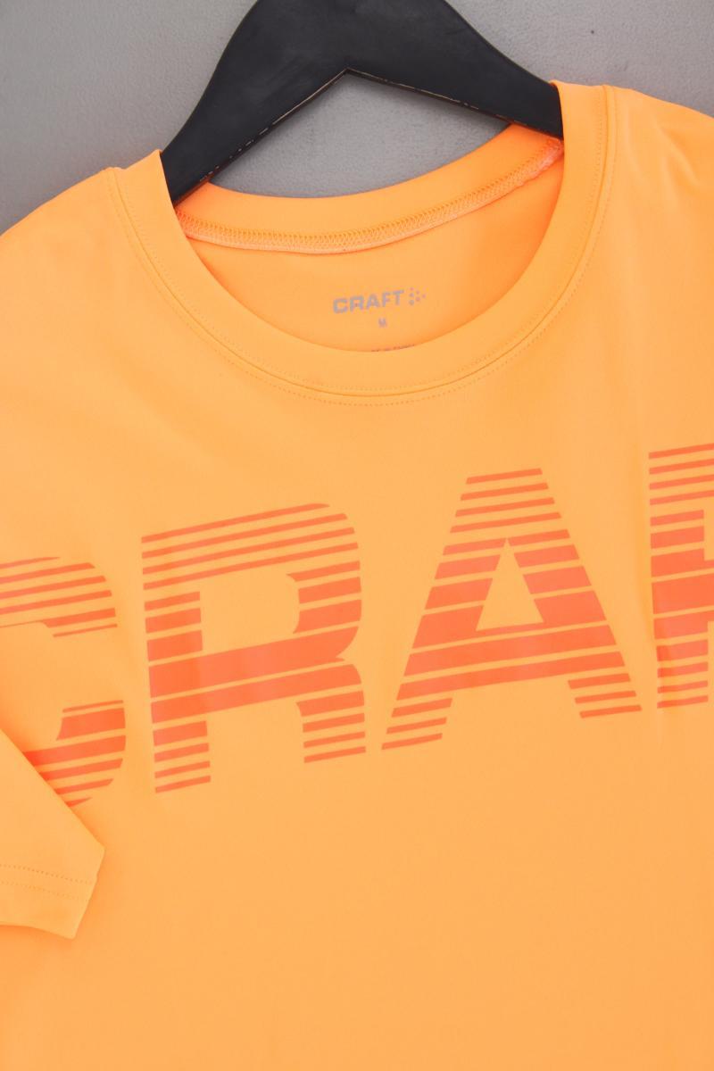 Craft Neon orangenes Sportshirt für Herren Gr. M Kurzarm
