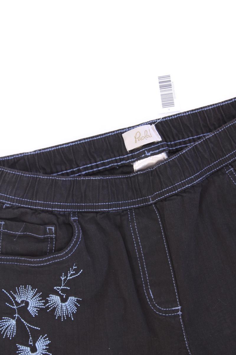 Paola Straight Jeans Gr. Kurzgröße 20 schwarz aus Baumwolle
