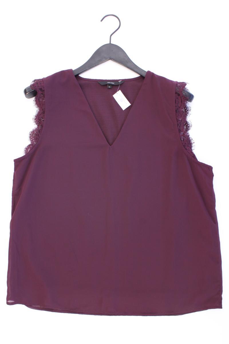 Vero Moda Chiffonbluse Gr. XL Kurzarm lila aus Polyester