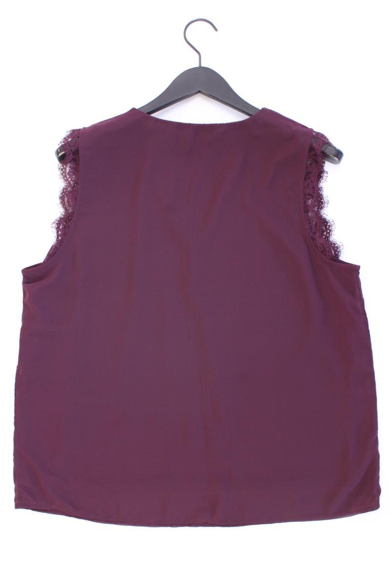 Vero Moda Chiffonbluse Gr. XL Kurzarm lila aus Polyester