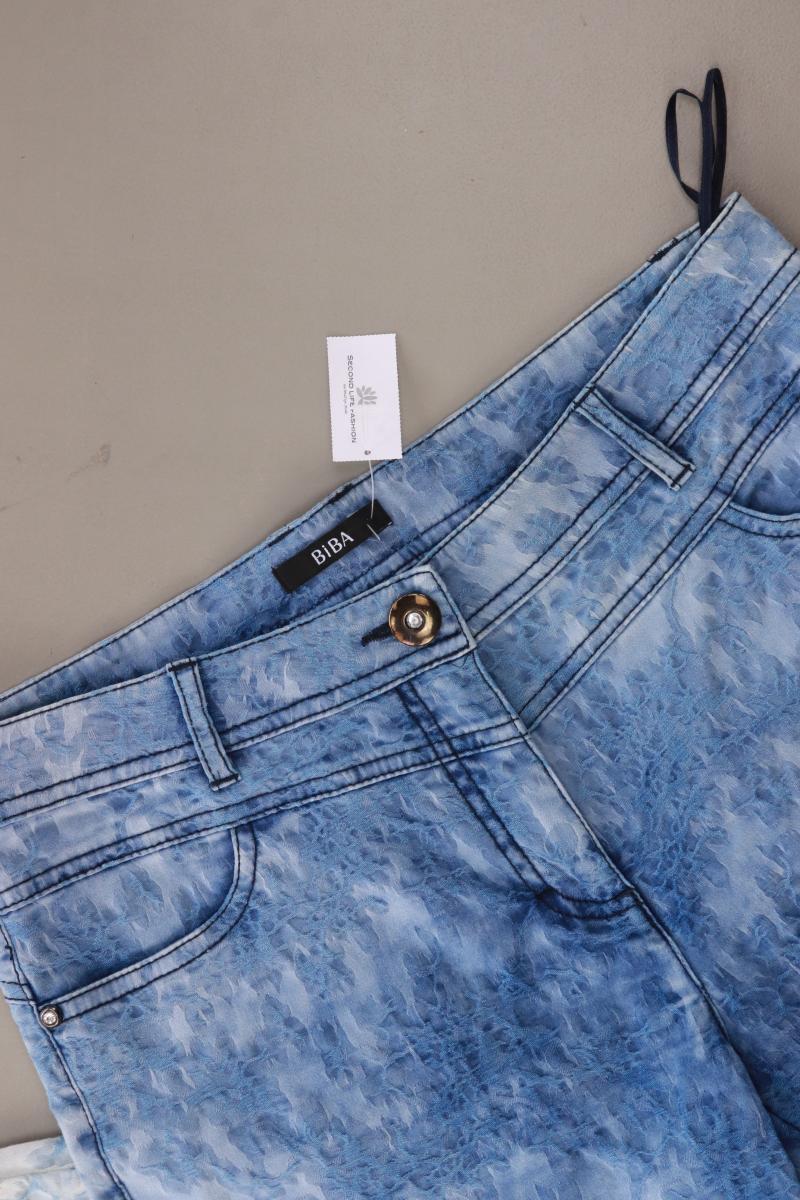 Biba Skinny Jeans Gr. 34 blau aus Baumwolle