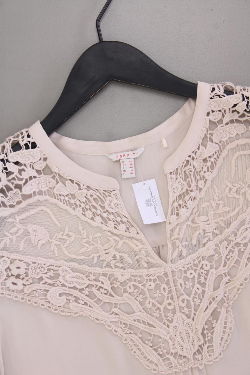 Esprit Langarmbluse Gr. 40 rosa