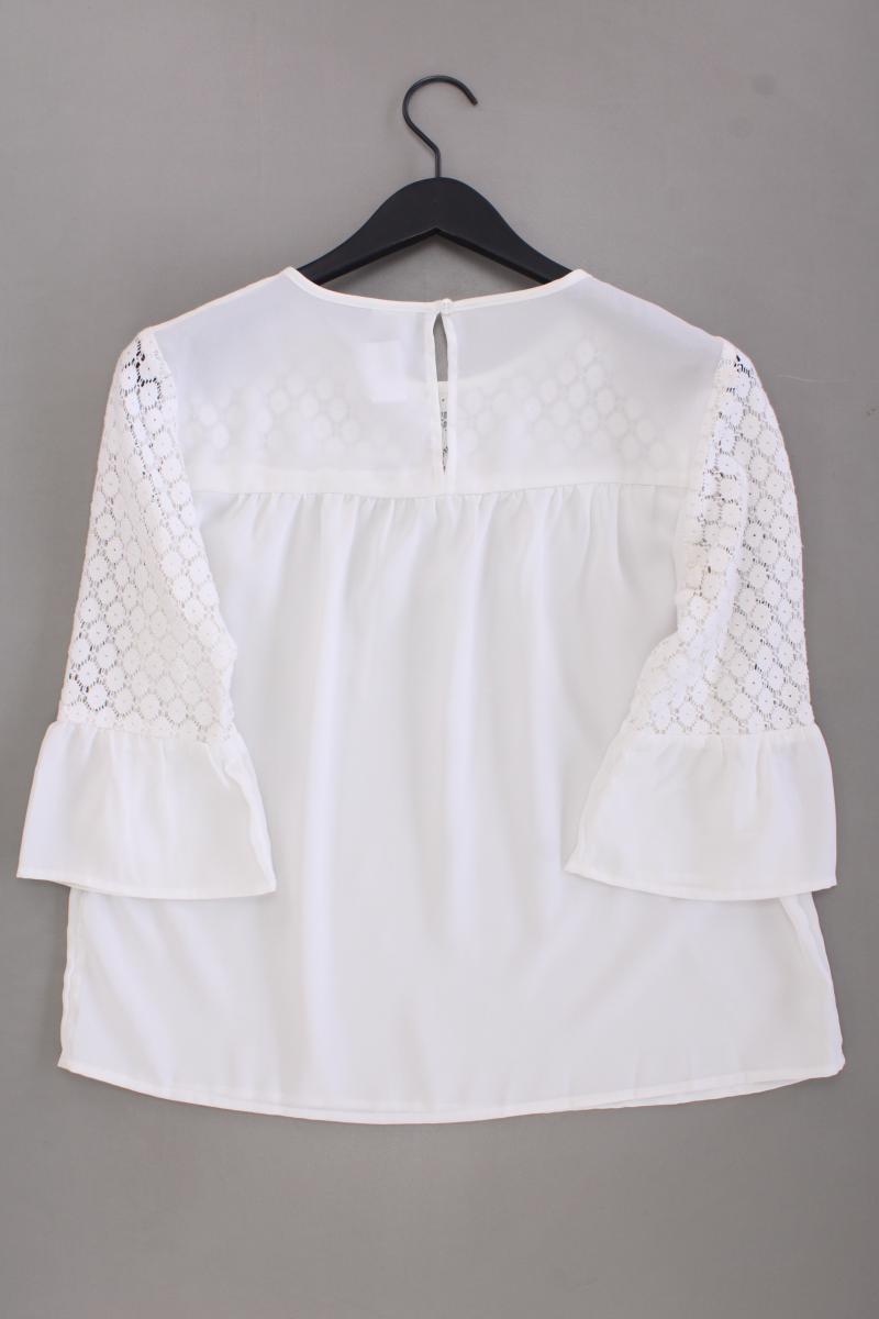 Jacqueline de Yong Classic Bluse Gr. 38 3/4 Ärmel weiß