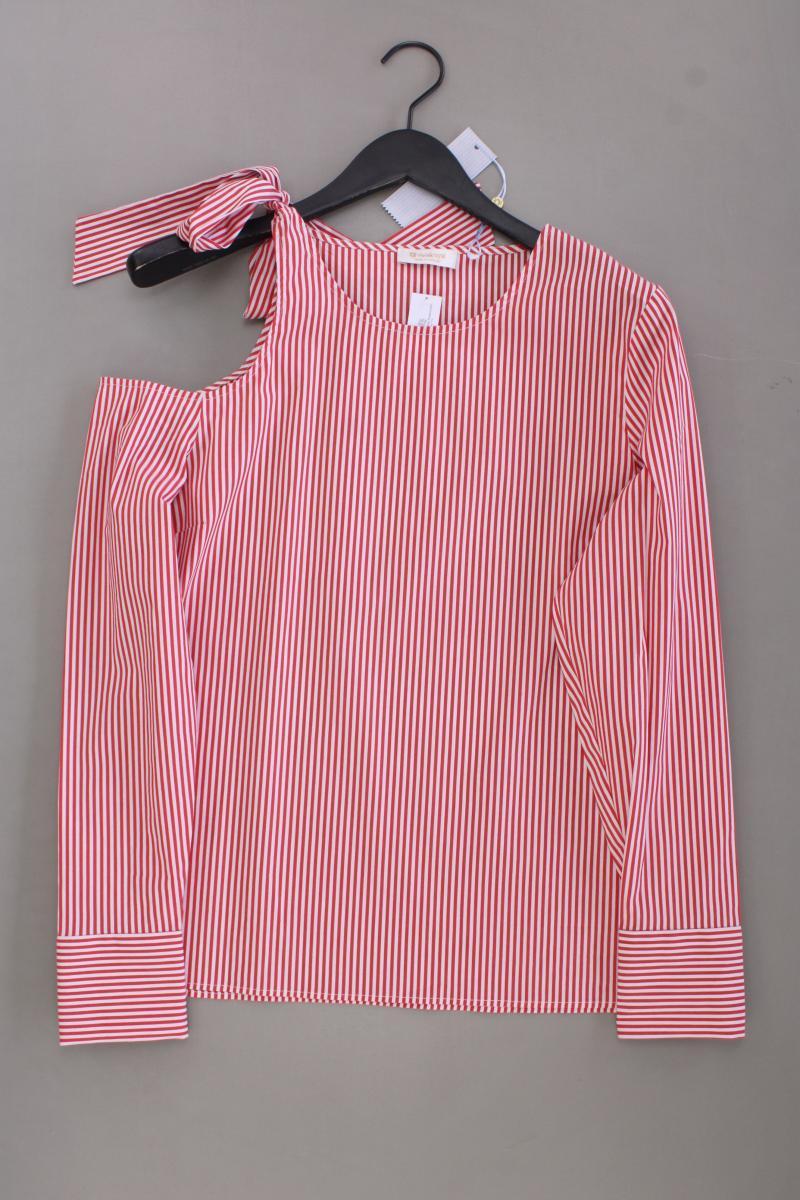Rich&Royal Langarmbluse Gr. 40 gestreift neu mit Etikett rot aus Baumwolle