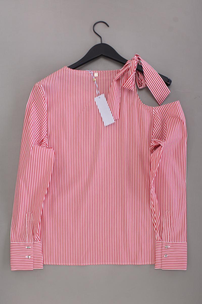 Rich&Royal Langarmbluse Gr. 40 gestreift neu mit Etikett rot aus Baumwolle