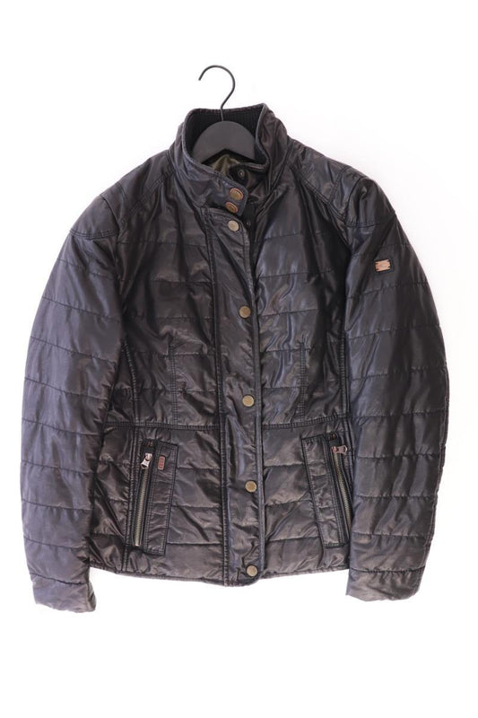 camel active Lange Jacke Gr. 38 schwarz aus Baumwolle