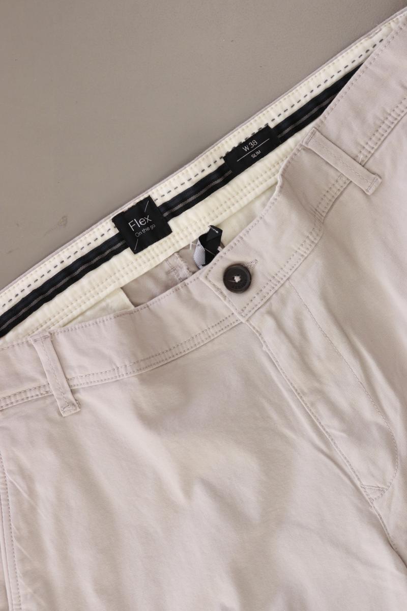 C&A Shorts für Herren Gr. W38 creme aus Baumwolle
