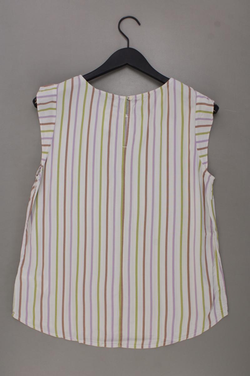 Tom Tailor Ärmellose Bluse Gr. M gestreift mehrfarbig aus Viskose